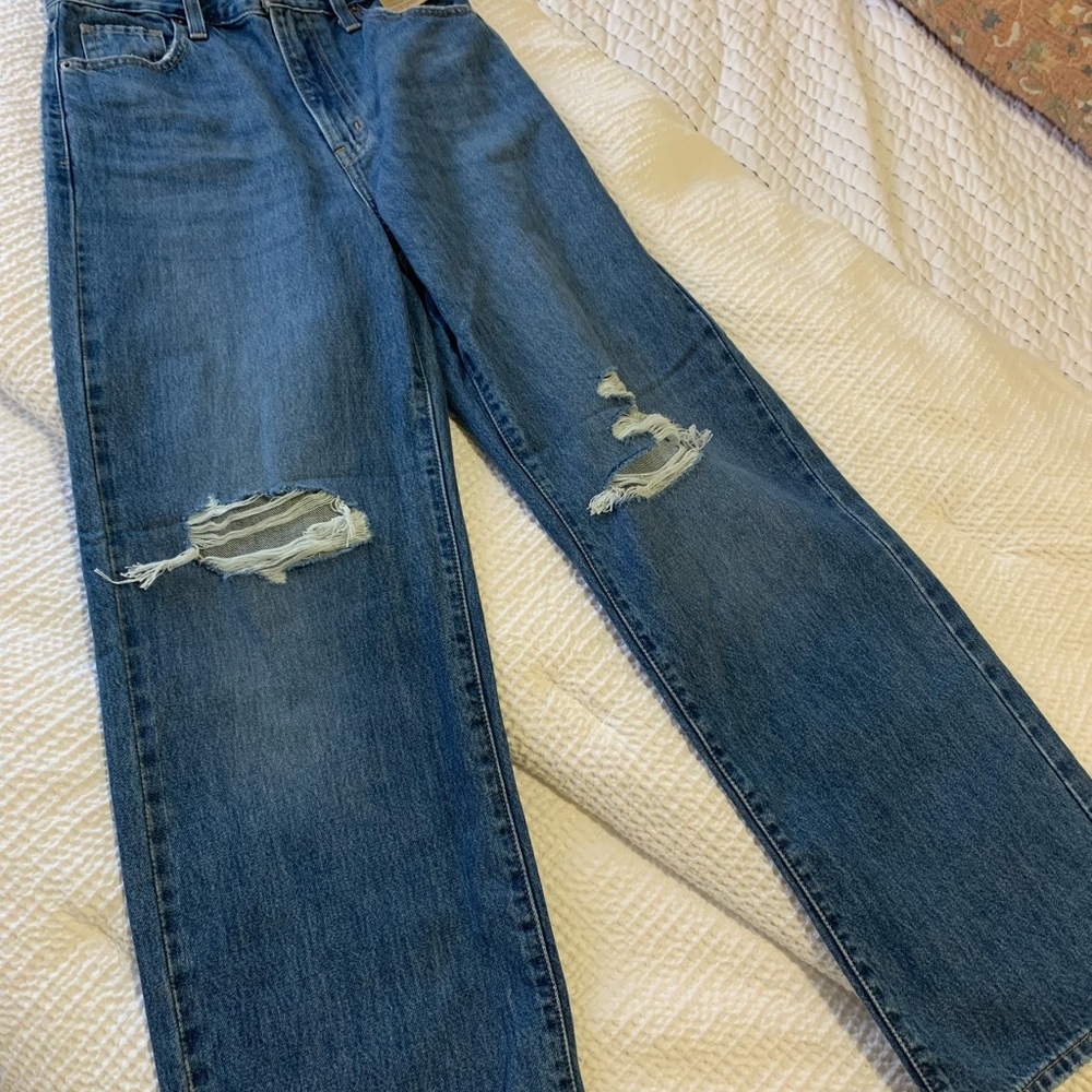 Levi’s high waisted straight ripped jeans - Picture 11 of 11